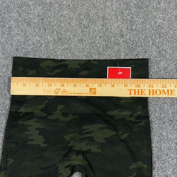 SPANX Look At Me Now Seamless High Rise Leggings Womens X-Small XS 0 Green Camo - Picture 12 of 16